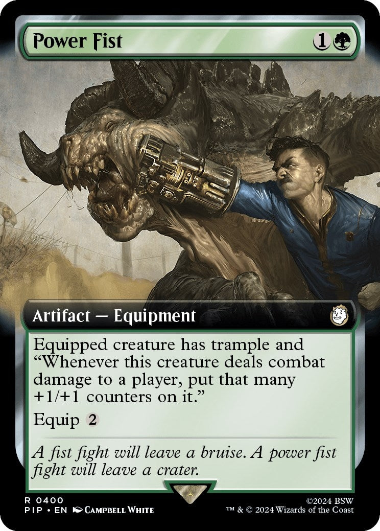 Image for Power Fist (Extended Art) (400) (Universes Beyond: Fallout) - Magic: The Gathering