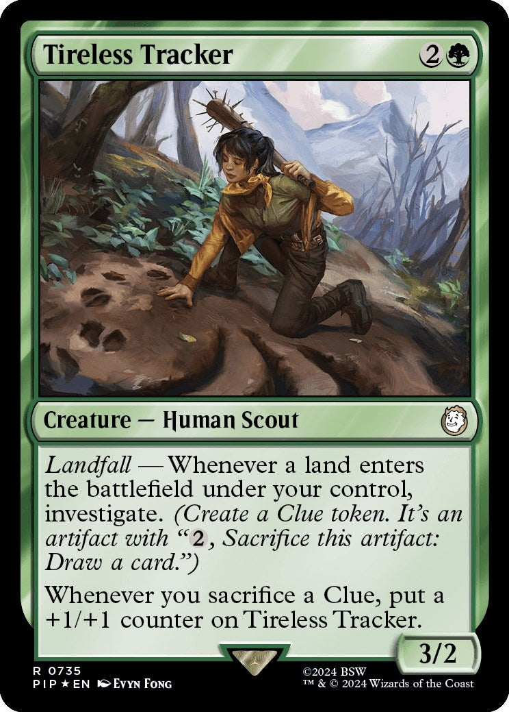 Tireless Tracker (Surge Foil) (735) (Universes Beyond: Fallout)