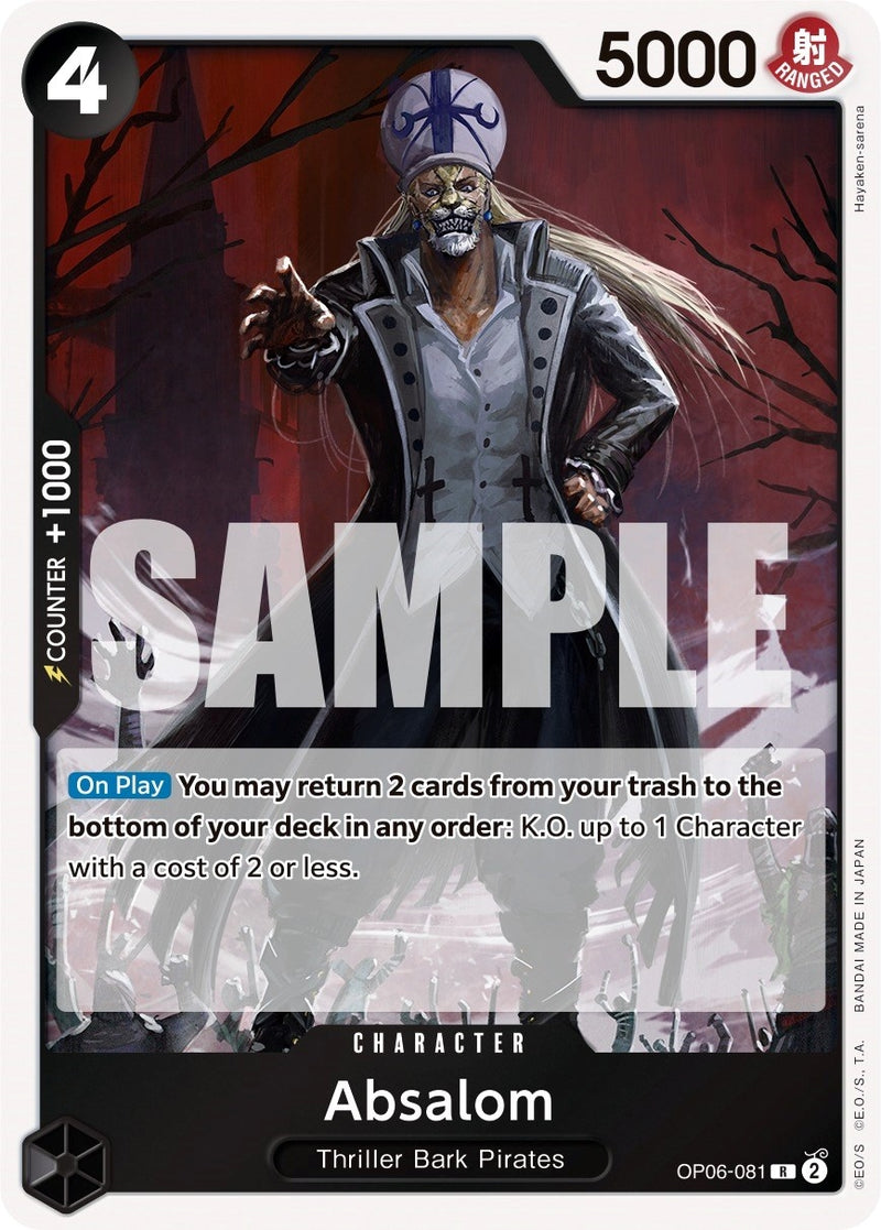 Image for Absalom (OP06-081) (Wings of the Captain) - One Piece Card Game