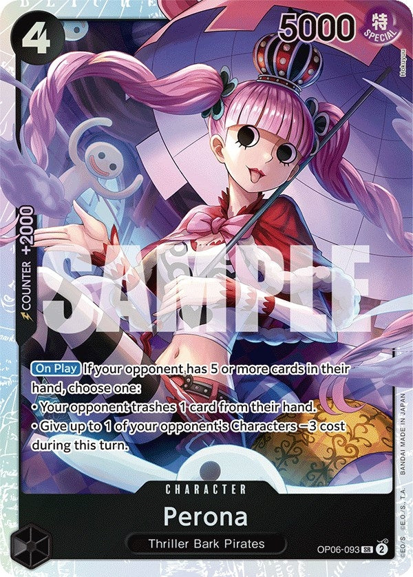 Image for Perona (093) (OP06-093) (Wings of the Captain) - One Piece Card Game
