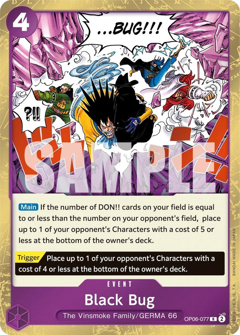 Image for Black Bug (OP06-077) (Wings of the Captain) - One Piece Card Game