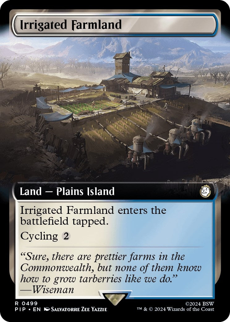 Irrigated Farmland (Extended Art) (499) (Universes Beyond: Fallout)