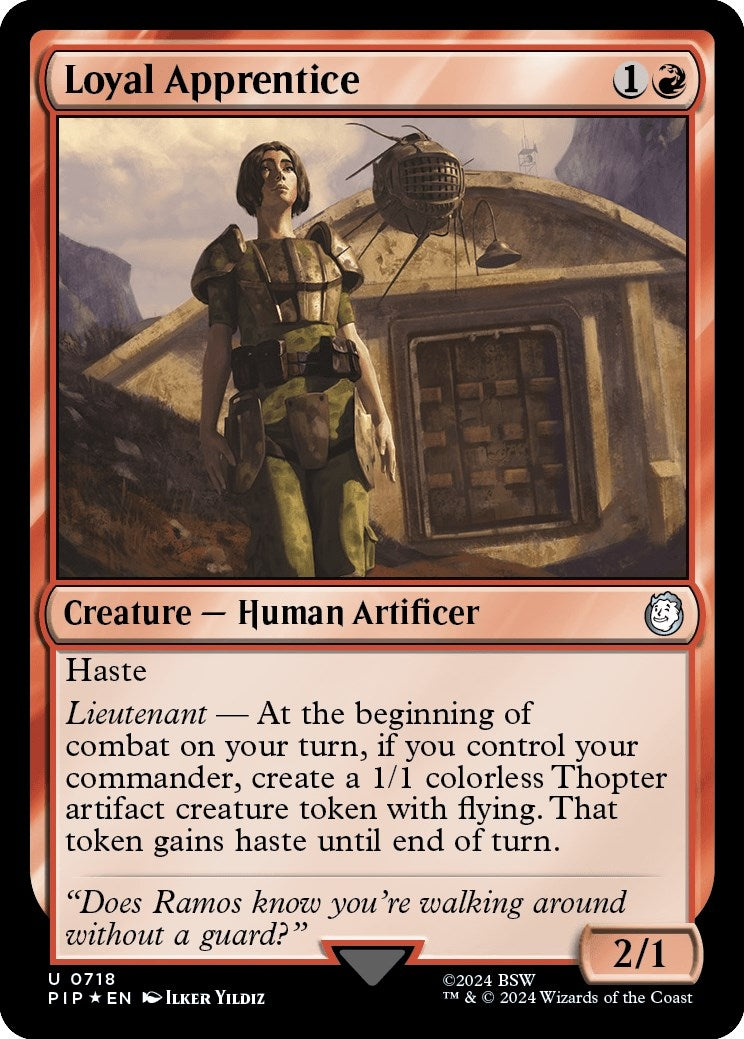 Loyal Apprentice (Surge Foil) (718) (Universes Beyond: Fallout)