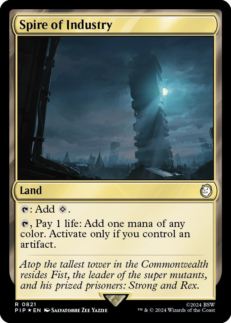 Spire of Industry (Surge Foil) (821) (Universes Beyond: Fallout)