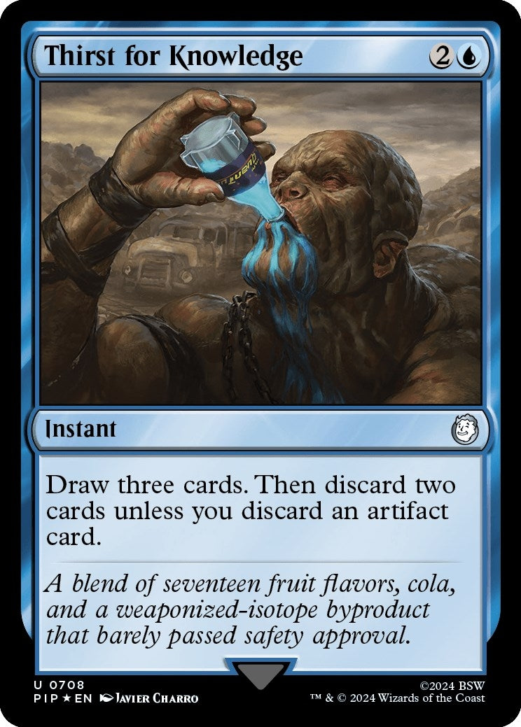 Thirst for Knowledge (Surge Foil) (708) (Universes Beyond: Fallout)