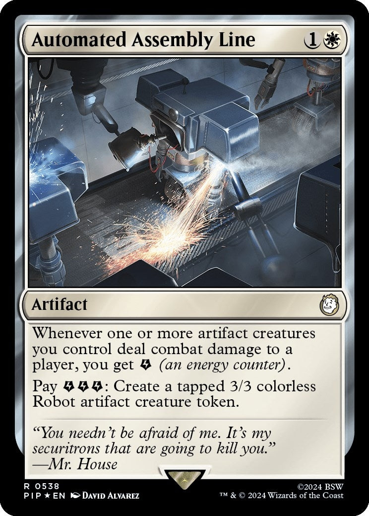 Automated Assembly Line (Surge Foil) (538) (Universes Beyond: Fallout)