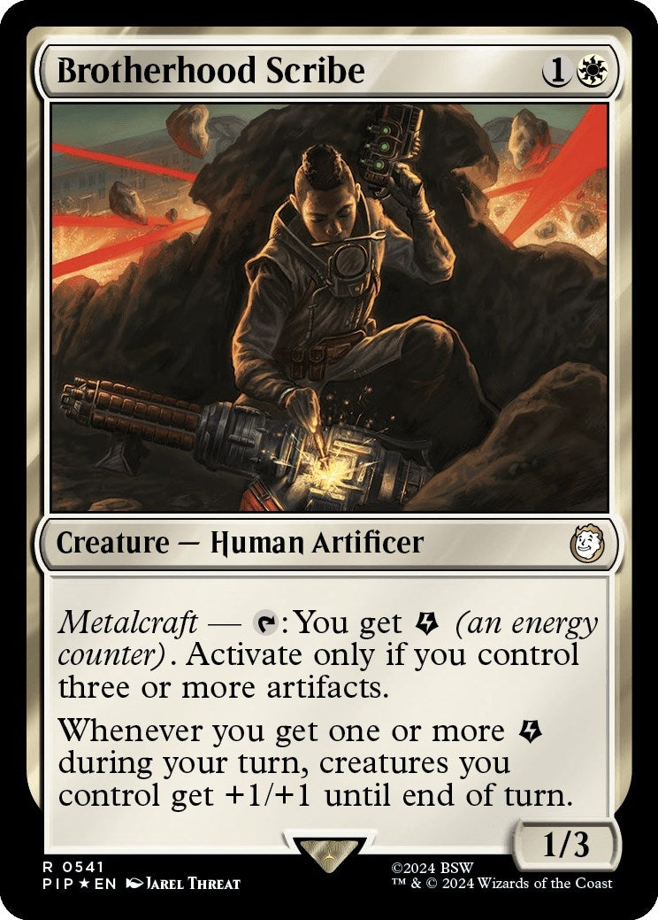 Brotherhood Scribe (Surge Foil) (541) (Universes Beyond: Fallout)