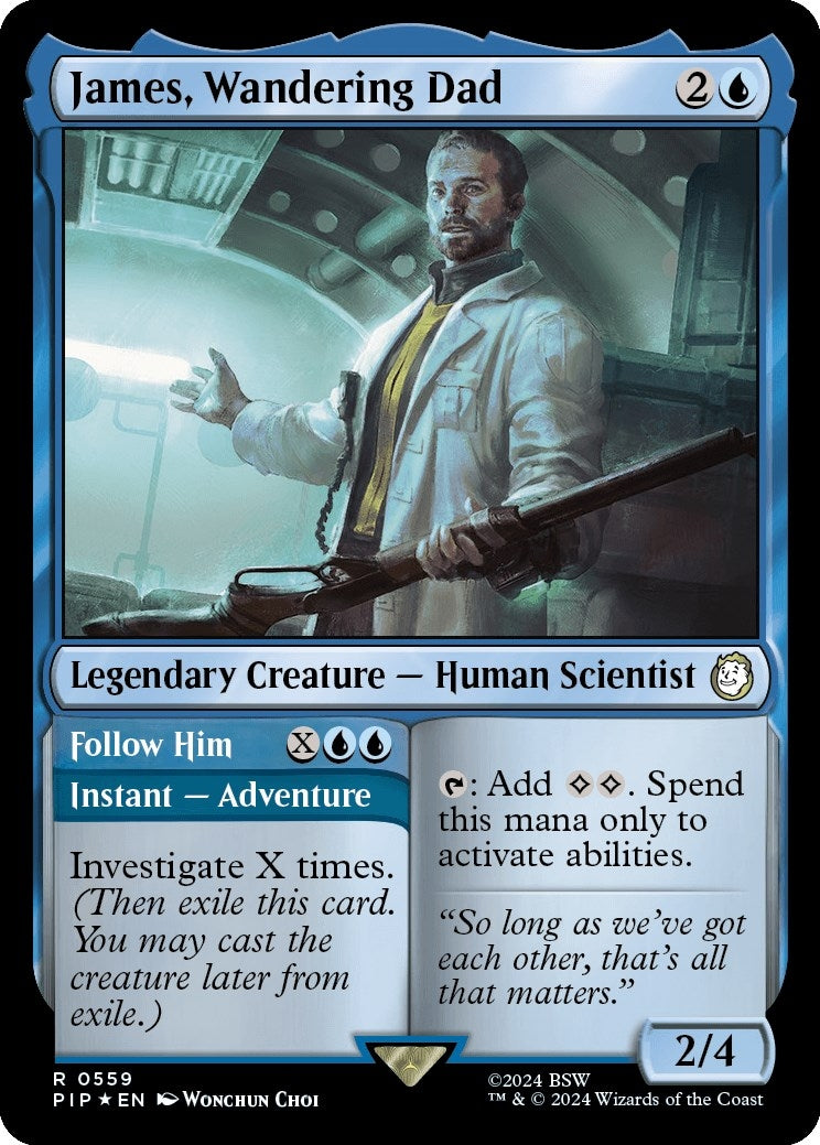 James, Wandering Dad (Surge Foil) (559) (Universes Beyond: Fallout)