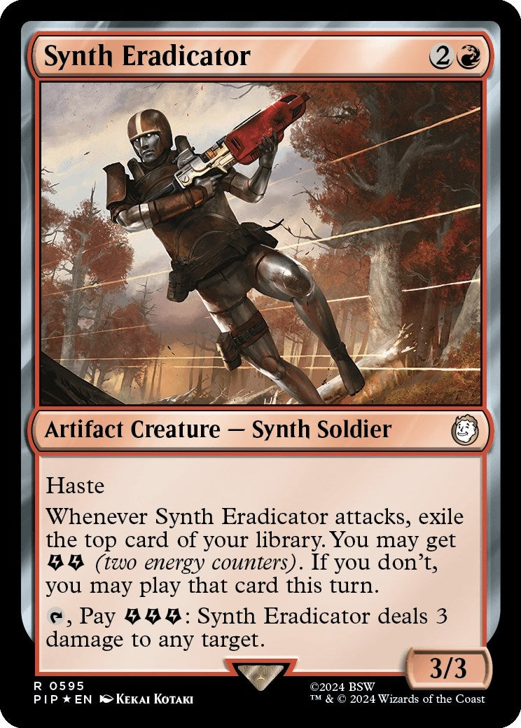 Synth Eradicator (Surge Foil) (595) (Universes Beyond: Fallout)
