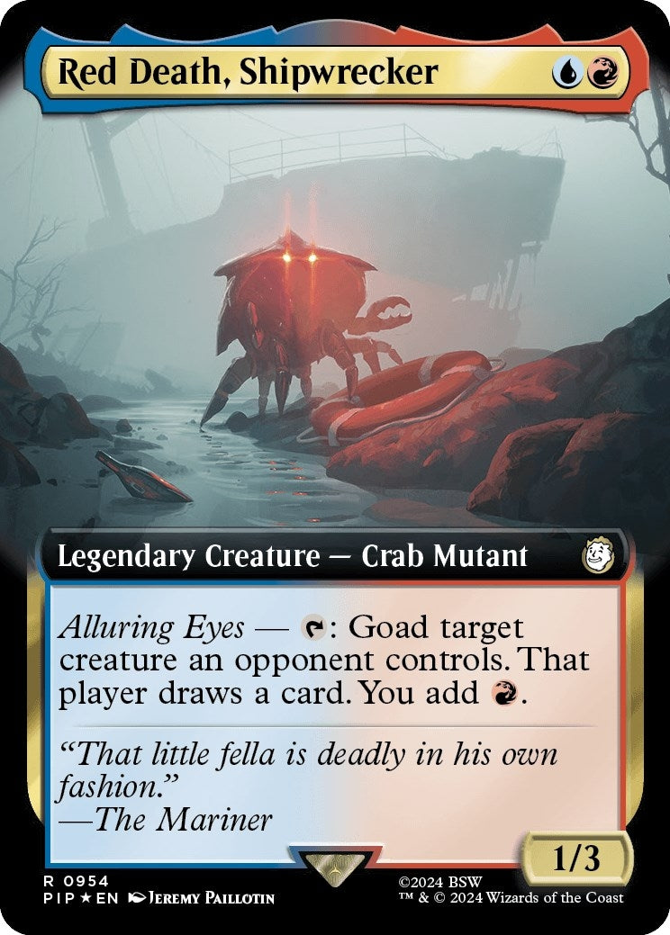 Red Death, Shipwrecker (Extended Art) (Surge Foil) (954) (Universes Beyond: Fallout)