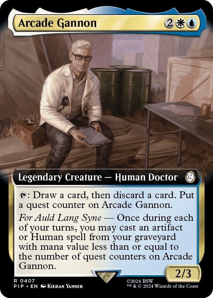 Arcade Gannon (Extended Art) (407) (Universes Beyond: Fallout)