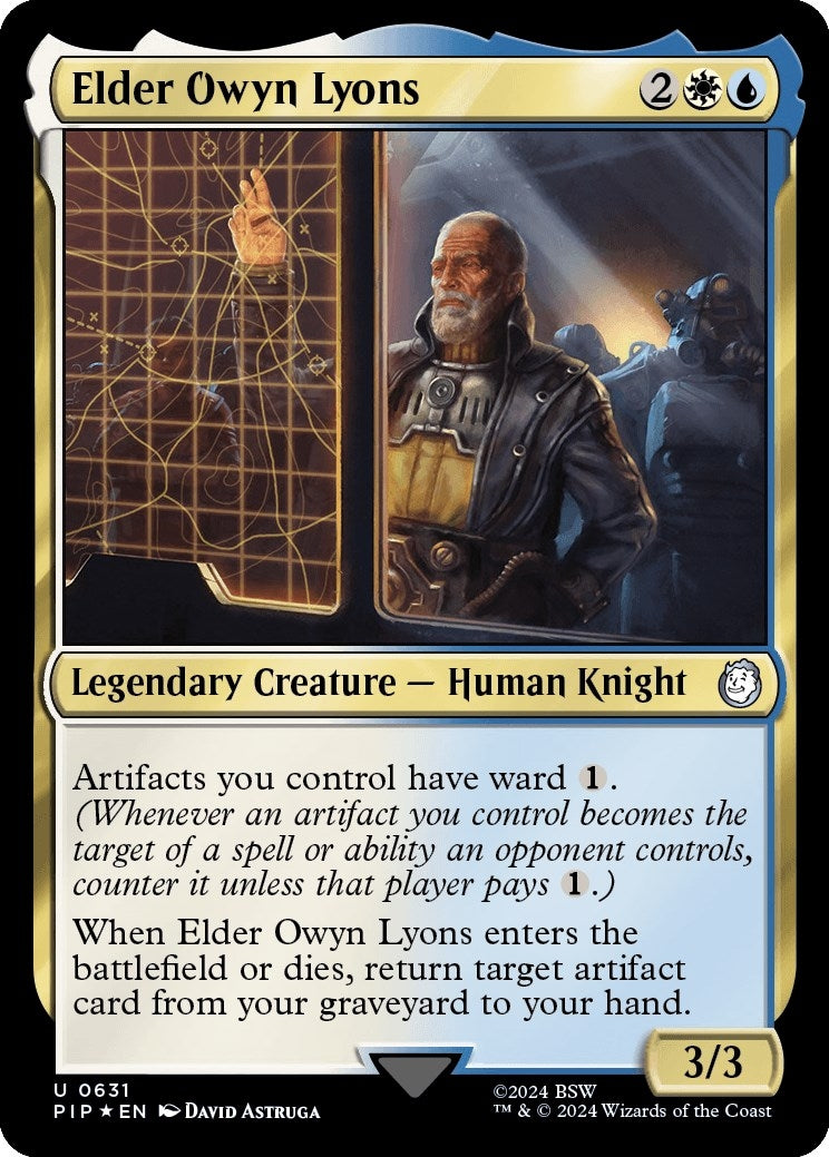 Elder Owyn Lyons (Surge Foil) (631) (Universes Beyond: Fallout)
