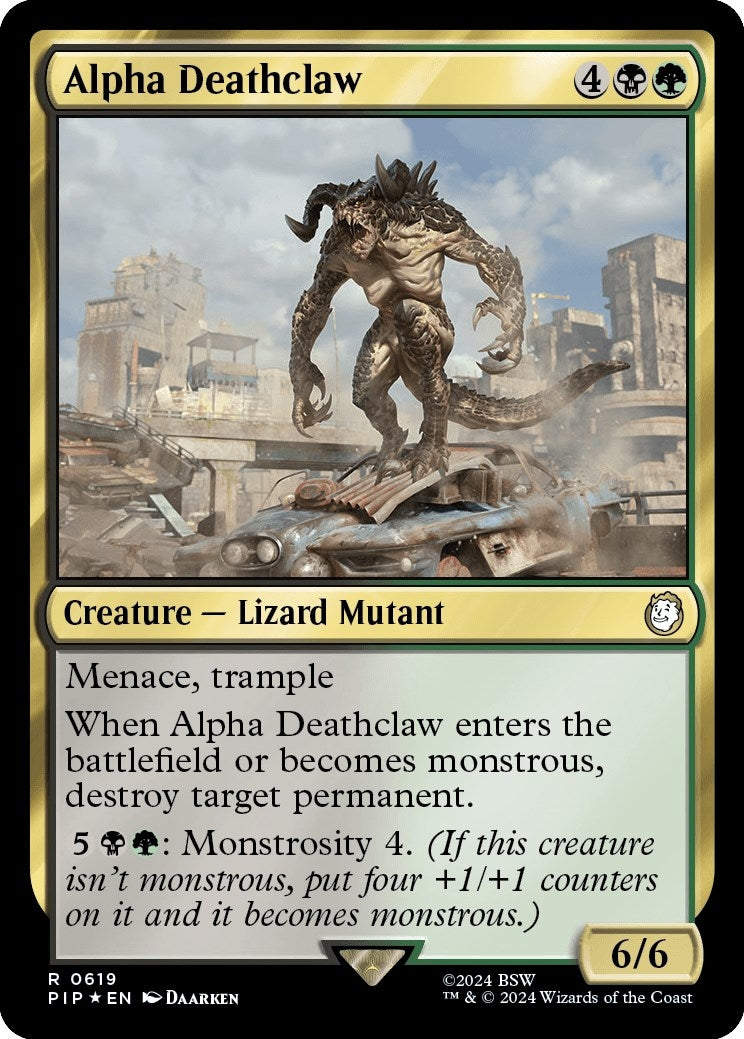 Alpha Deathclaw (Surge Foil) (619) (Universes Beyond: Fallout)