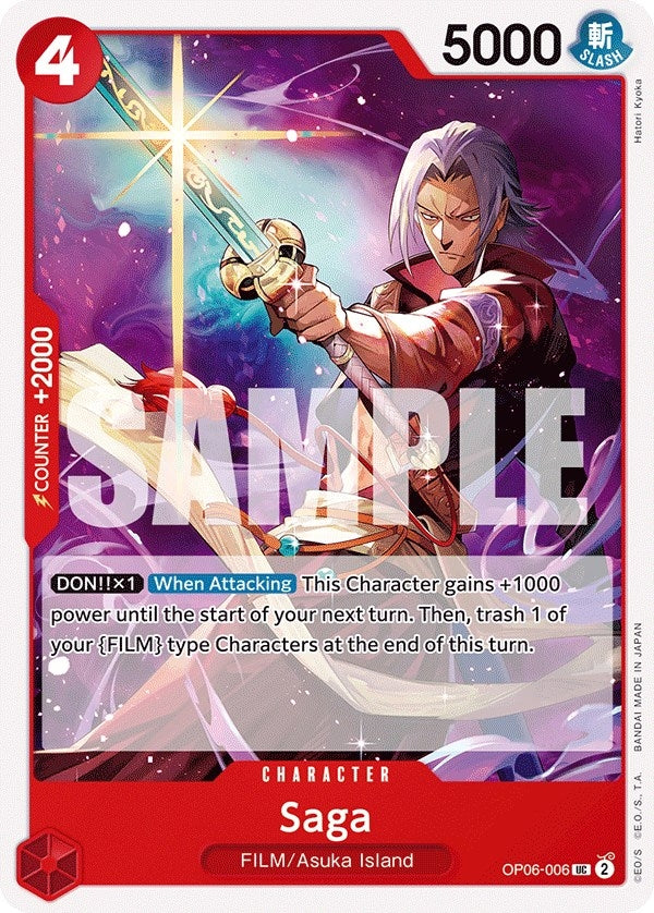 Image for Saga (OP06-006) (Wings of the Captain) - One Piece Card Game