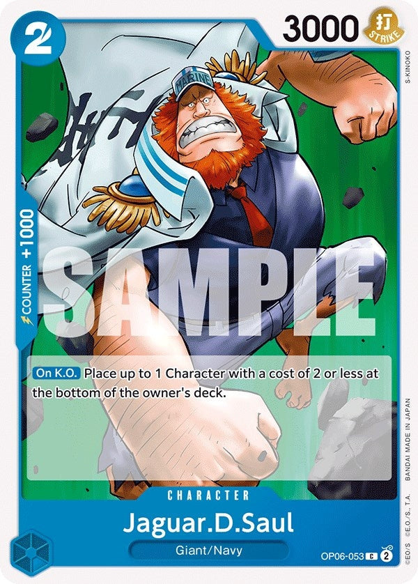 Image for Jaguar.D.Saul (OP06-053) (Wings of the Captain) - One Piece Card Game