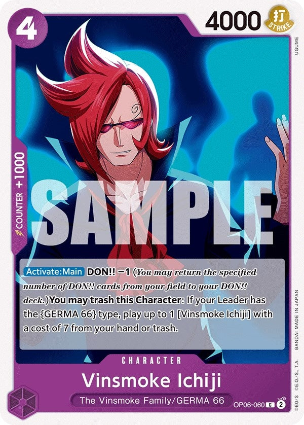 Vinsmoke Ichiji (060) (OP06-060) (Wings of the Captain)