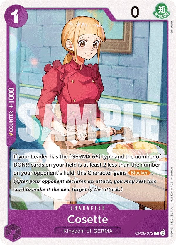 Image for Cosette (OP06-072) (Wings of the Captain) - One Piece Card Game