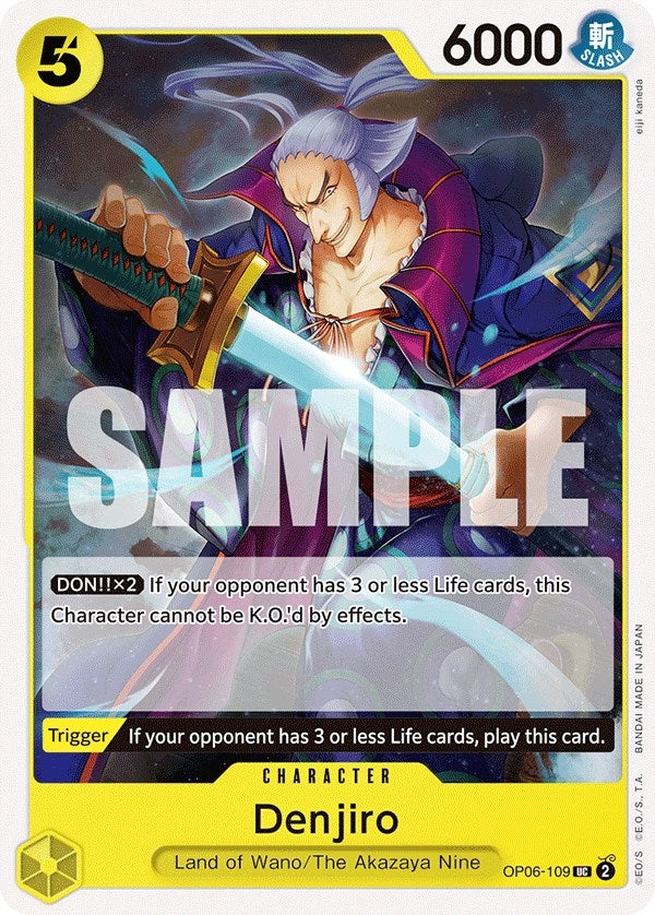 Denjiro (OP06-109) (Wings of the Captain)