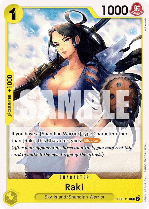 Image for Raki (OP06-113) (Wings of the Captain) - One Piece Card Game