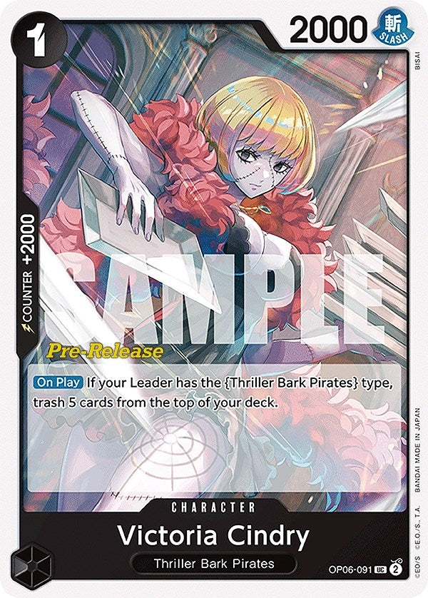 Victoria Cindry (OP06-091) (Wings of the Captain Pre-Release Cards)