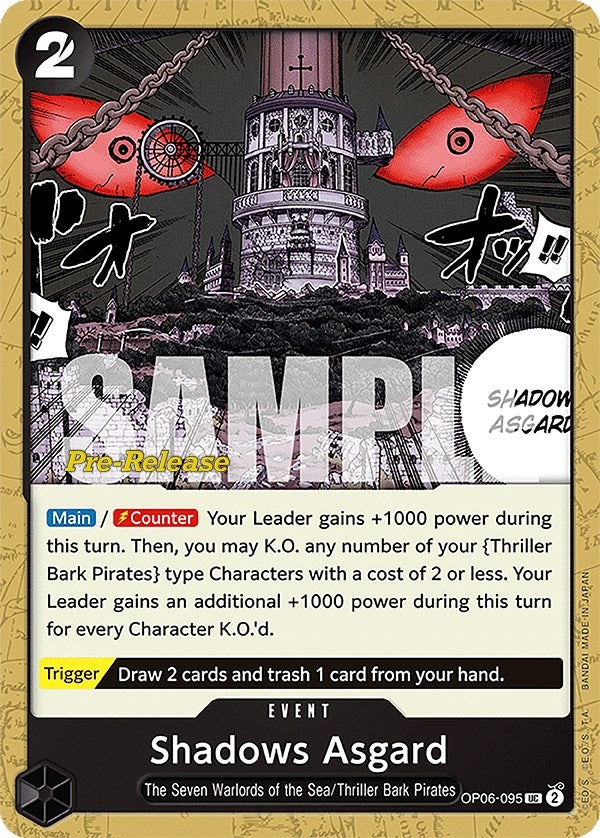 Shadows Asgard (OP06-095) (Wings of the Captain Pre-Release Cards)
