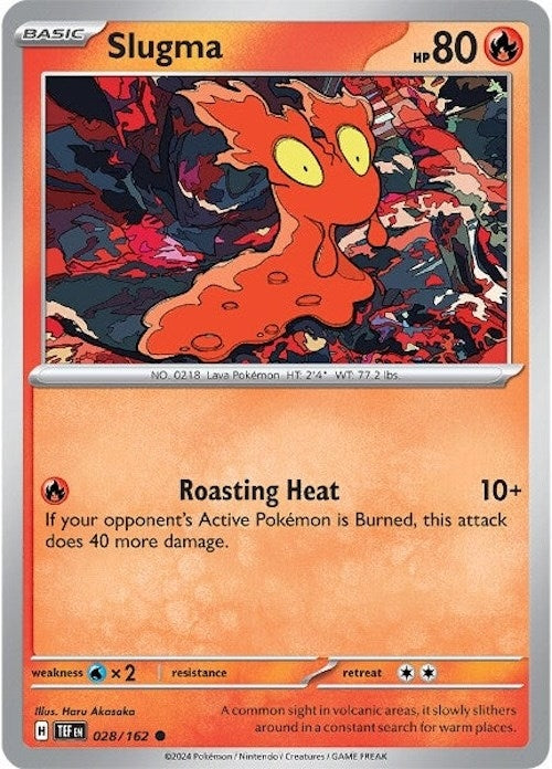 Image for Slugma (028/162) (SV05: Temporal Forces) - Pokemon