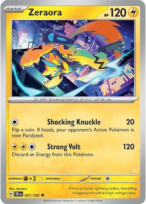 Zeraora (057/162) (SV05: Temporal Forces)