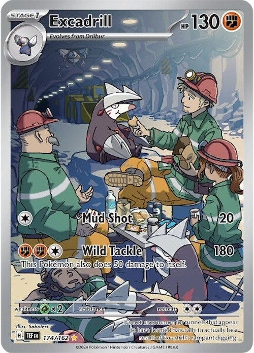 Image for Excadrill (174/162) (SV05: Temporal Forces) - Pokemon
