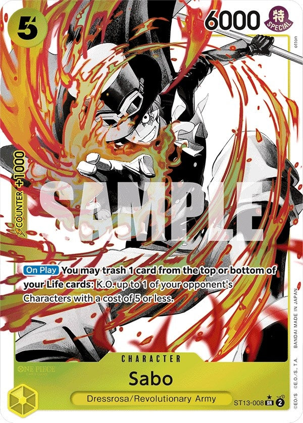 Sabo (008) (Parallel) (ST13-008) (Ultra Deck: The Three Brothers)