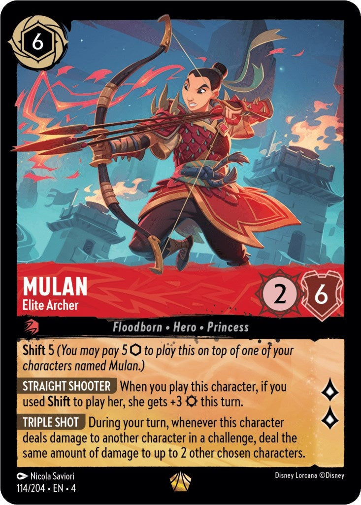 Mulan - Elite Archer (114/204) (Ursula's Return)
