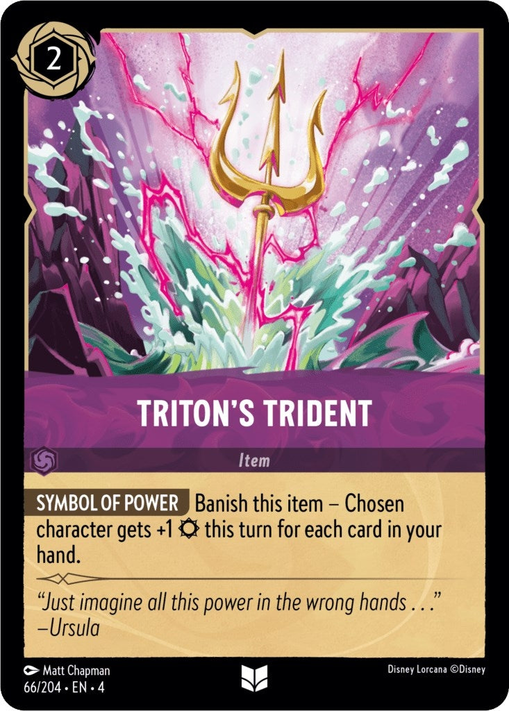 Triton's Trident (66/204) (Ursula's Return)