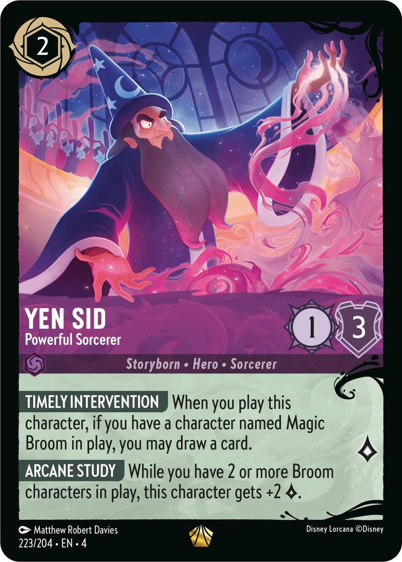 Yen Sid - Powerful Sorcerer (223/204) (223/204) (Illumineer's Quest: Deep Trouble)