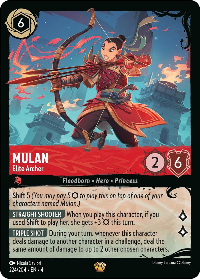 Mulan - Elite Archer (224/204) (224/204) (Illumineer's Quest: Deep Trouble)