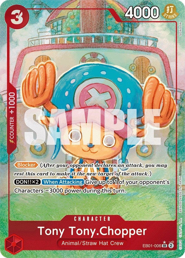 Tony Tony.Chopper (Alternate Art) (EB01-006) (Extra Booster: Memorial Collection)