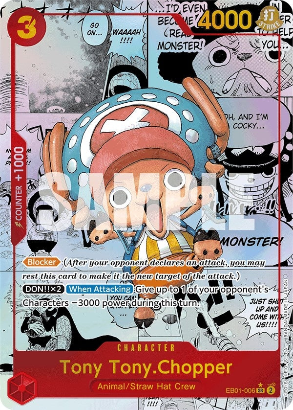 Tony Tony.Chopper (Alternate Art) (Manga) (EB01-006) (Extra Booster: Memorial Collection)