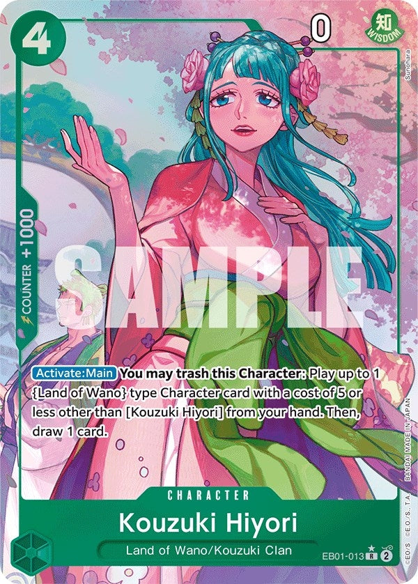 Kouzuki Hiyori (Alternate Art) (EB01-013) (Extra Booster: Memorial Collection)