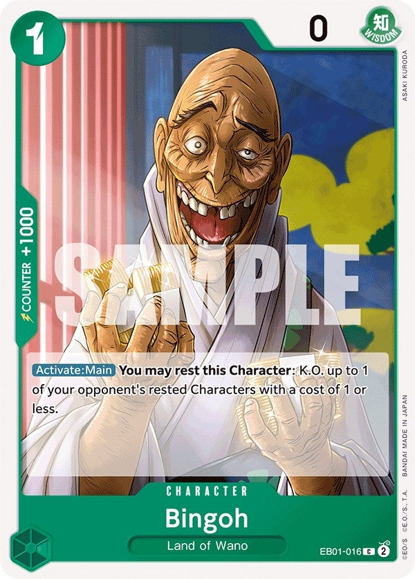 Image for Bingoh (EB01-016) (Extra Booster: Memorial Collection) - One Piece Card Game