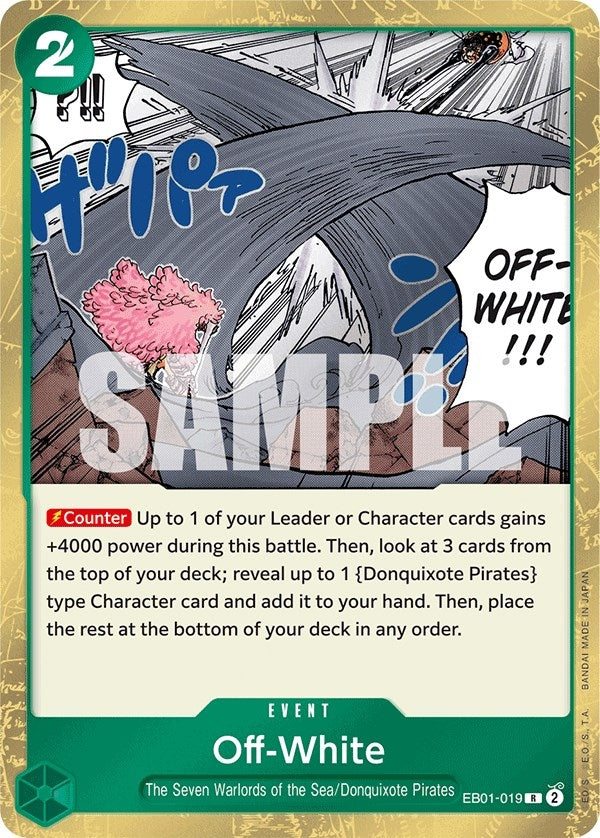 Image for Off-White (EB01-019) (Extra Booster: Memorial Collection) - One Piece Card Game
