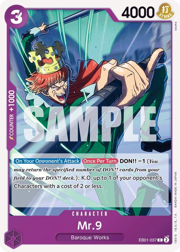 Mr. 9 (EB01-037) (Extra Booster: Memorial Collection)