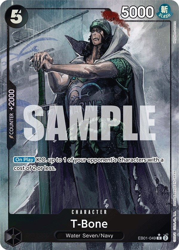 Image for T-Bone (Alternate Art) (EB01-049) (Extra Booster: Memorial Collection) - One Piece Card Game