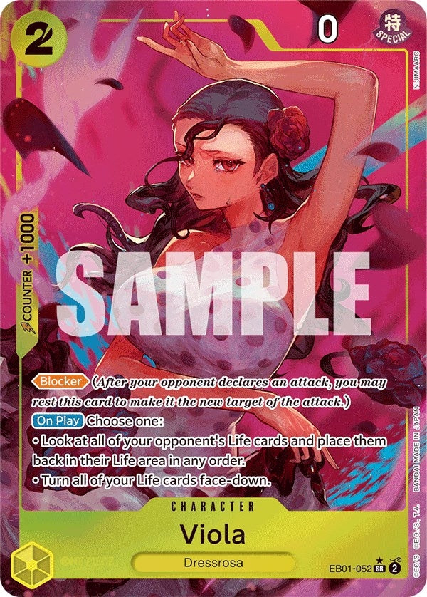 Viola (Alternate Art) (EB01-052) (Extra Booster: Memorial Collection)