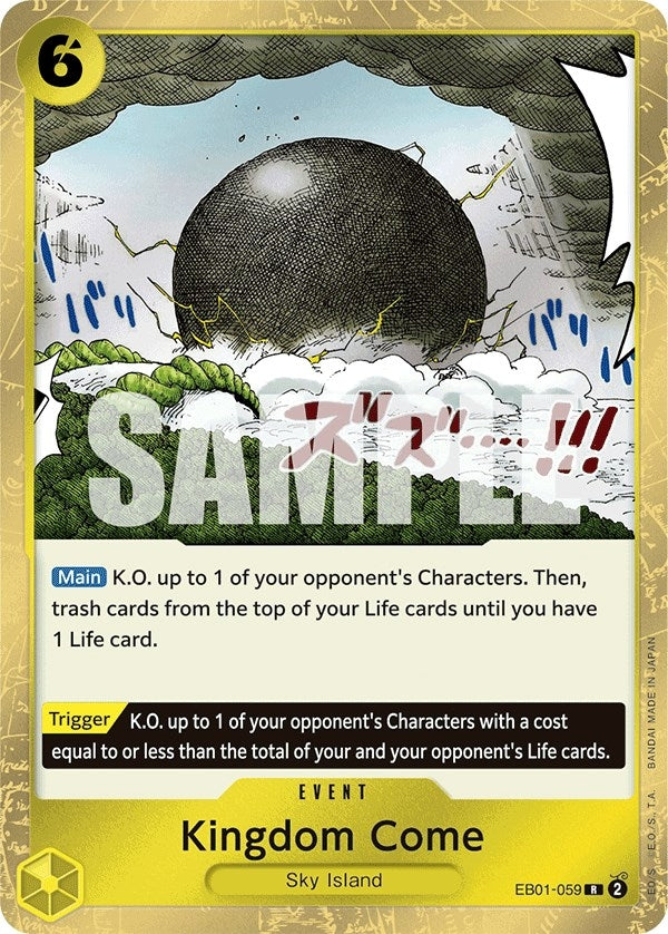 Image for Kingdom Come (EB01-059) (Extra Booster: Memorial Collection) - One Piece Card Game