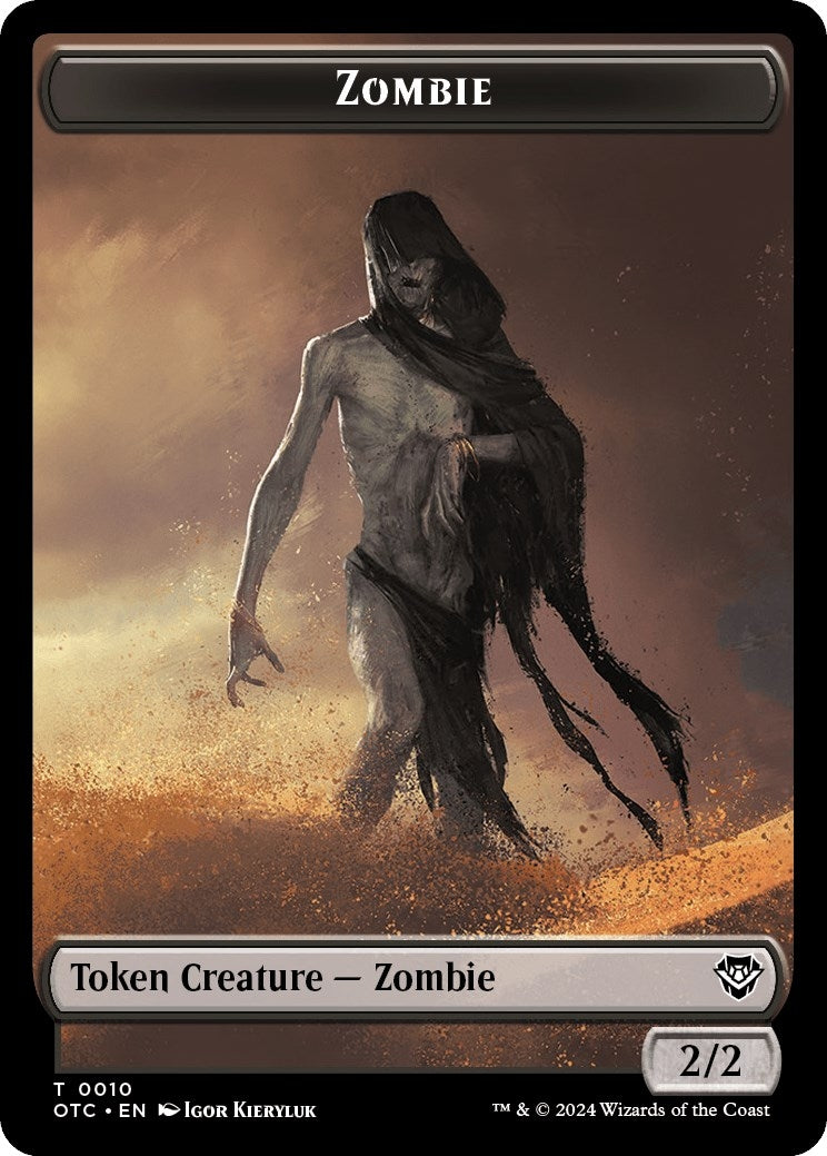Image for Zombie // Ox Double-Sided Token (10 // 3) (OTC) - Magic: The Gathering
