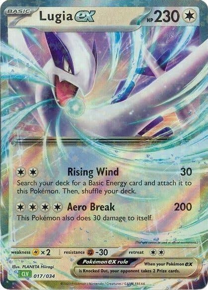Image for Lugia ex (017/034) (Jumbo Cards) - Pokemon