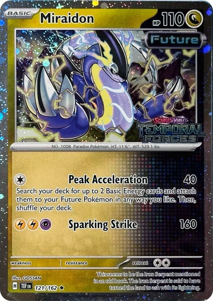 Image for Miraidon - 121/162 (Cosmos Holo) (Best Buy) (121/162) (Miscellaneous Cards & Products) - Pokemon
