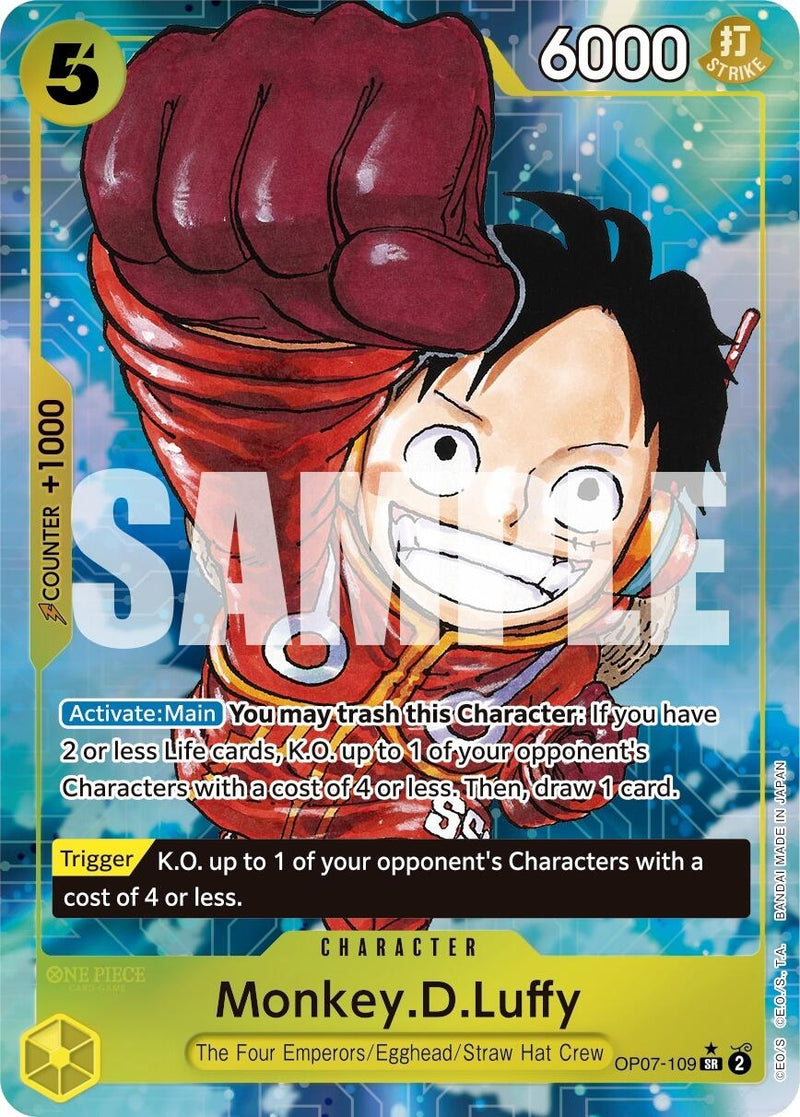 Monkey.D.Luffy (109) (Parallel) (OP07-109) (500 Years in the Future)