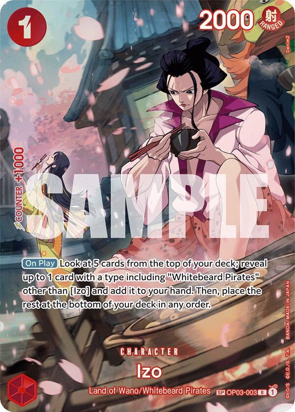 Image for Izo (SP) (OP03-003) (500 Years in the Future) - One Piece Card Game