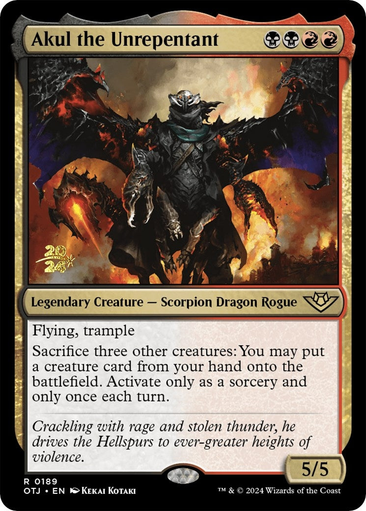 Akul the Unrepentant (189) (Prerelease Cards)