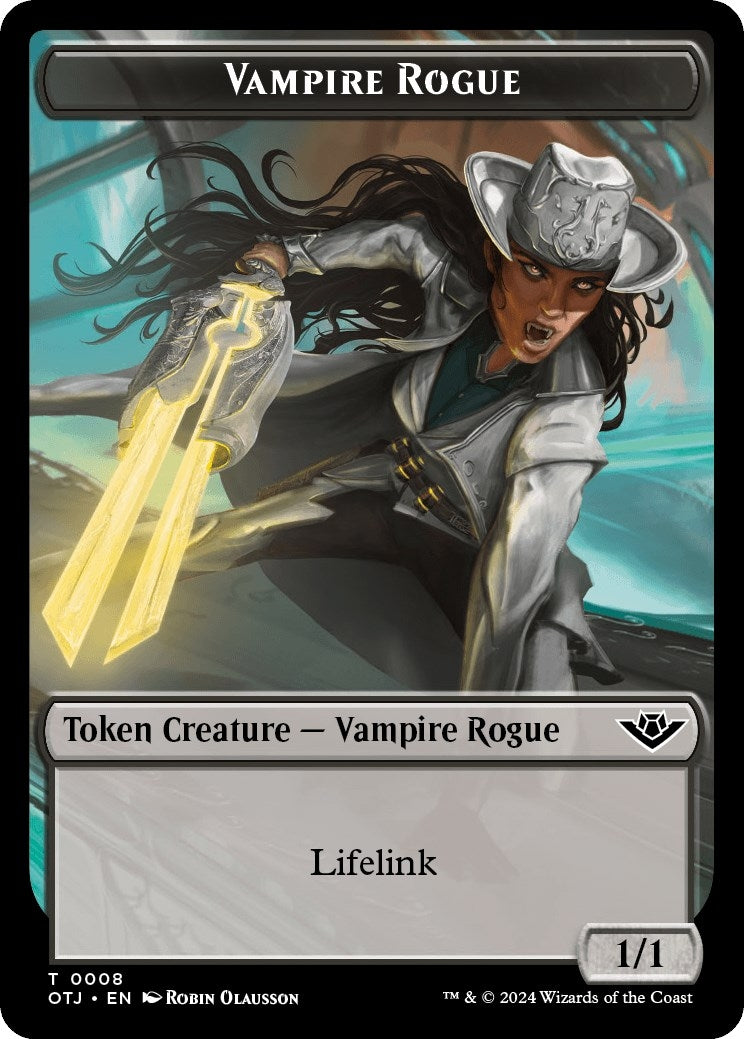 Vampire Rogue // Plot Double-Sided Token (8 // 20)