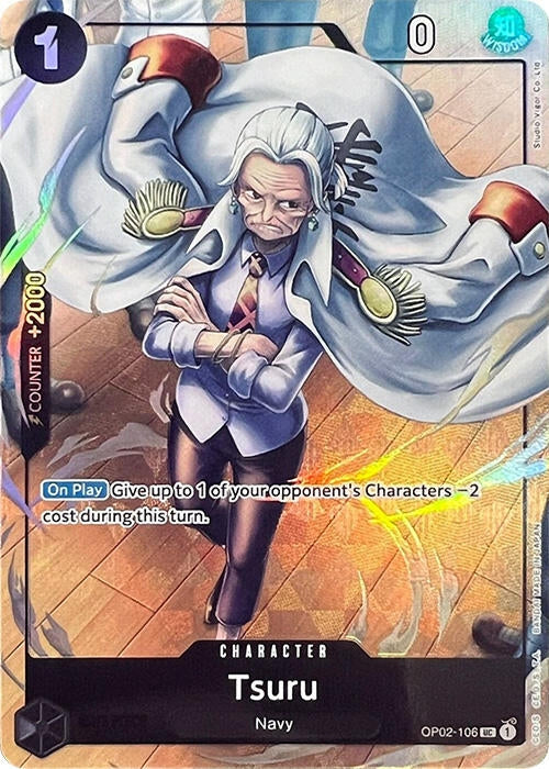 Tsuru (Premium Card Collection -Best Selection Vol. 1-) (OP02-106) (One Piece Promotion Cards)